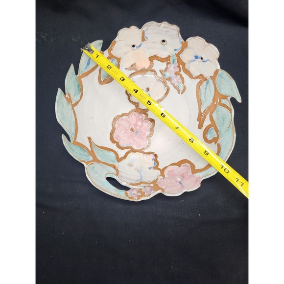 Art Pottery Figural Flowers Bowl - Picture 5 of 6